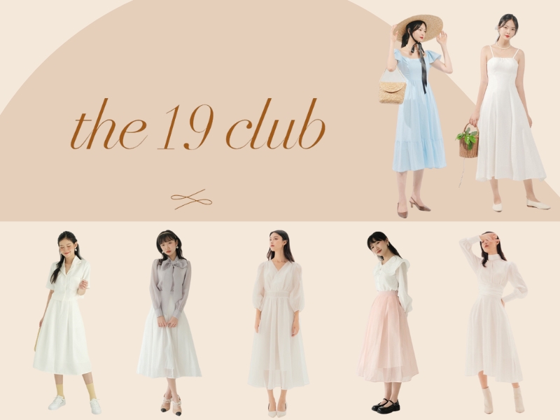 55cb719f-di-dam-cuoi-mac-gi26 The 19 Club chủ yếu cung cấp các mẫu váy dài tiểu thư (Nguồn: Shopee Blog)