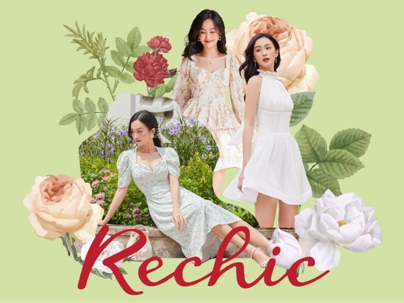5e35adec-di-dam-cuoi-mac-gi23 Thương hiệu Rechic với nhiều mẫu váy bay bổng đầy nữ tính (Nguồn: Rechic)