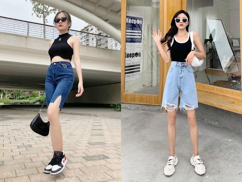 c5609a7b-18 Quần jeans lửng được rất nhiều bạn nữ ưa chuộng (Nguồn: lewkin.com)
