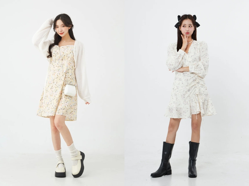 cd9e35ca-di-dam-cuoi-mac-gi4 Váy hoa nhí nữ tính cho cô nàng điệu đà (Nguồn: lewkin.com)